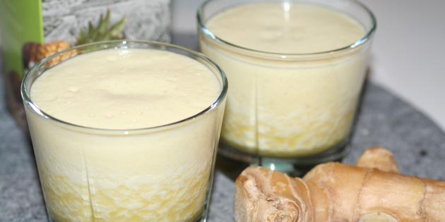 Smoothie med ananas og ingef�r