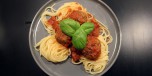 Spagetti med kjøttboller