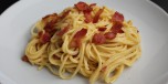 Spagetti carbonara uten flte