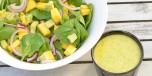 Spinatsalat med mango