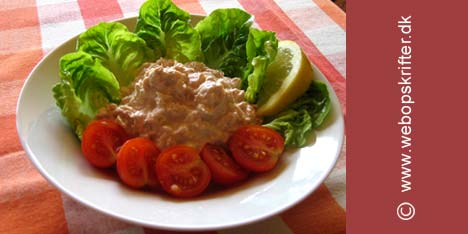 Tunfiskmousse med salat