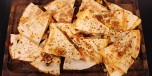 Vegetar quesadillas med ost og bønner