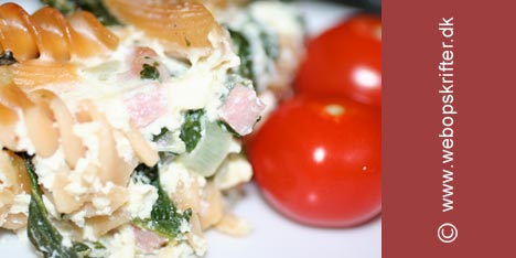Pasta med spinat