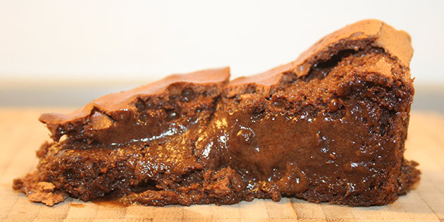 Bl�dende sjokoladekake uten mel