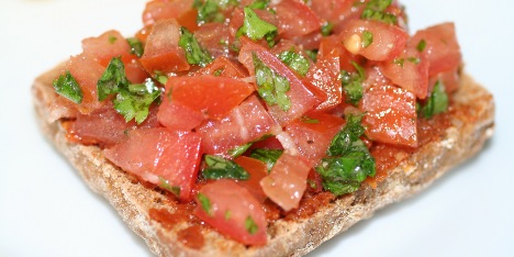Bruschetta med pesto