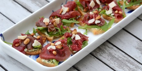 Carpaccio tapas � lekker forrett med carpaccio