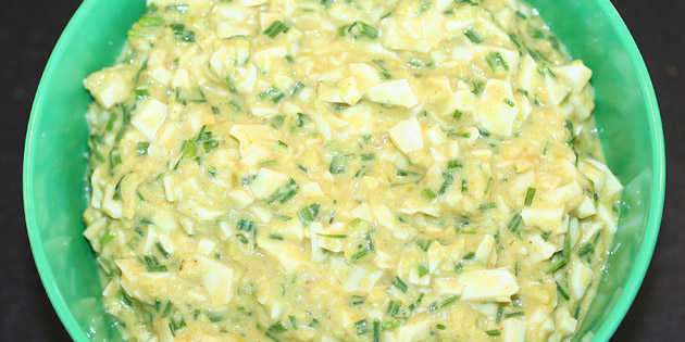 Eggesalat til babyer