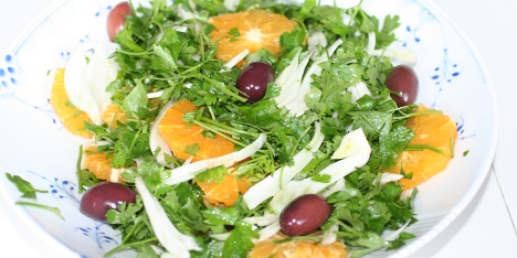 Fennikelsalat med appelsin