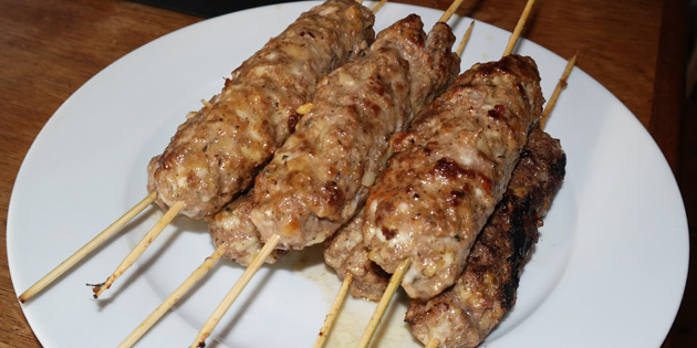Grillet kebab