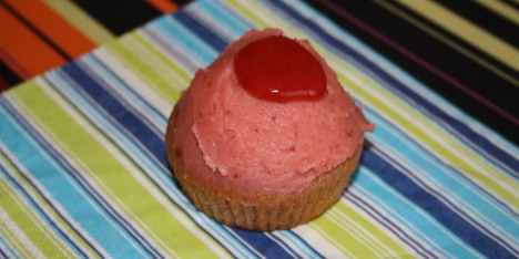 Jordb�r cupcakes