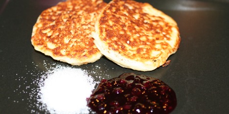 Pannekaker av risengrynsgr�t
