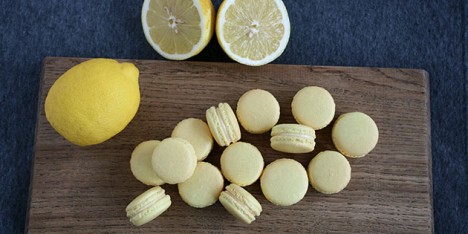 Sitronmakroner