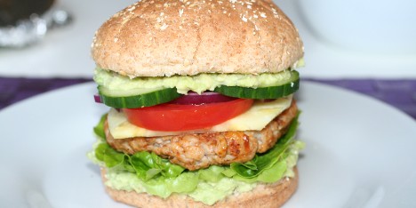 Sunn kyllingburger