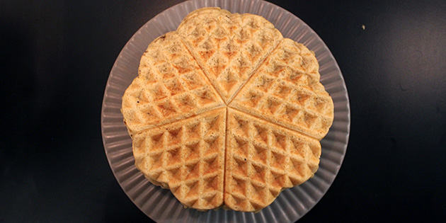 Sunne vafler med havregryn