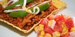 Tacoskjell med tomatrelish